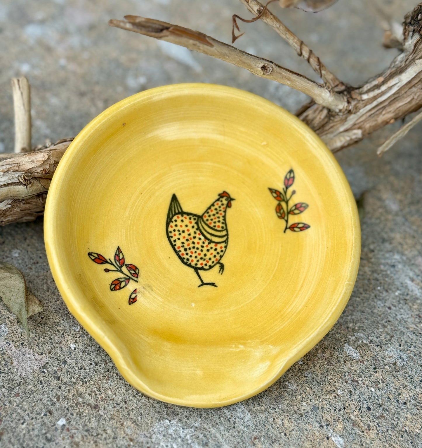 Bok Bok Spoonrest - Yellow