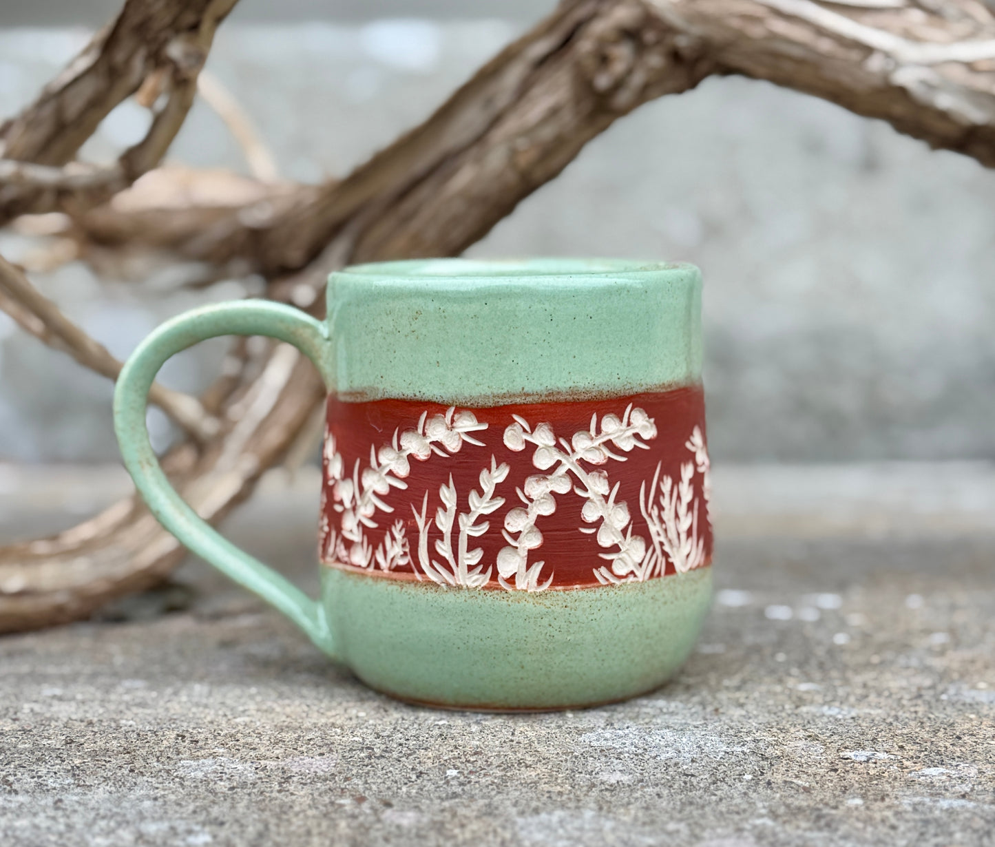 Branches in the Mint Mug - Cinnamon 2