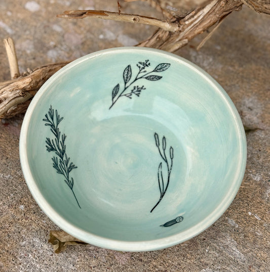 Aqua Botanical Bowl