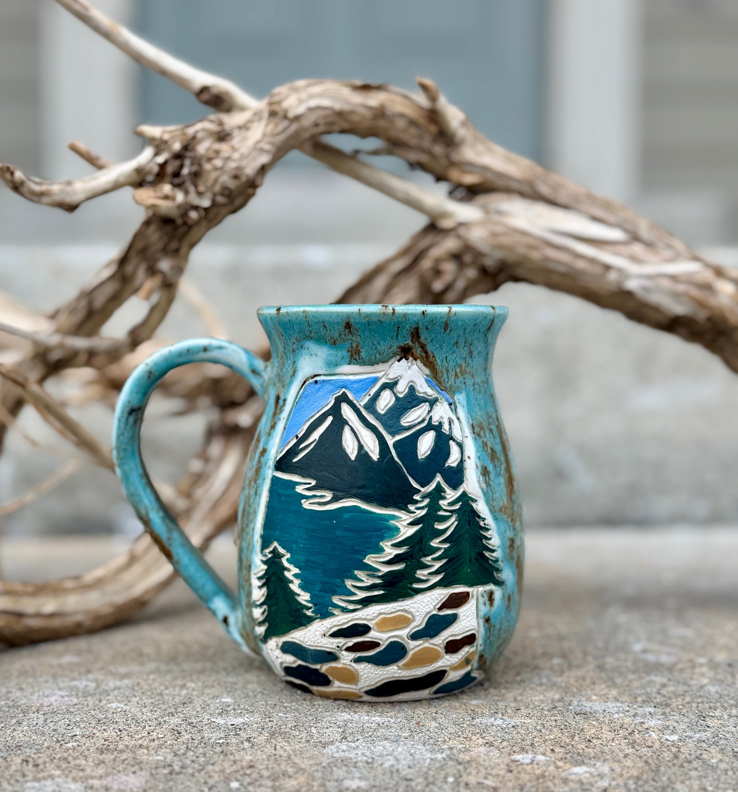 Alpine Lake Mug - Blue