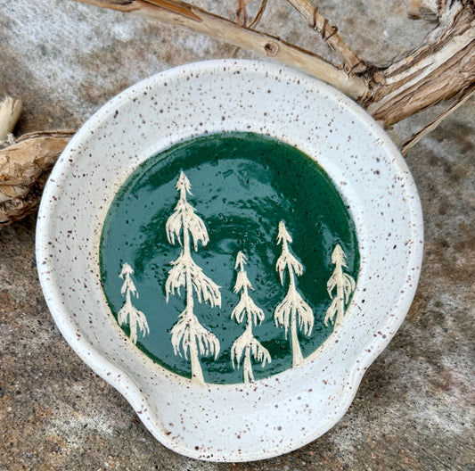 Five Trees Spoonrest - Green