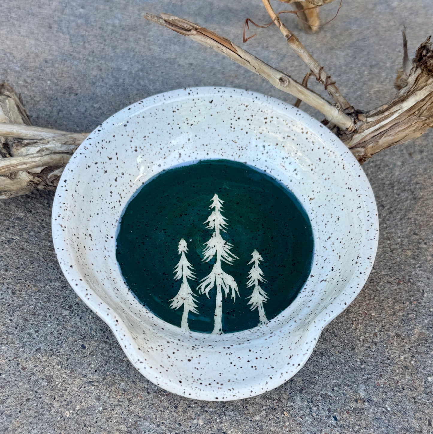 Three Trees Spoonrest - Green 2