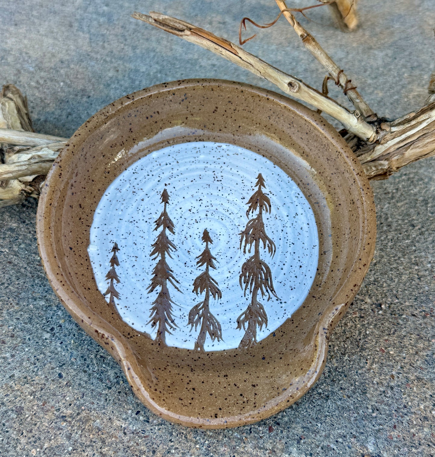Four Trees Spoonrest - Natural 3