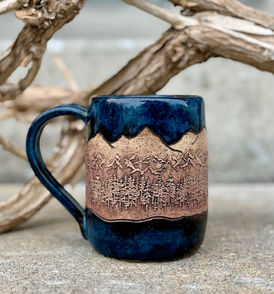 Midnight Over Mountains Mug 2