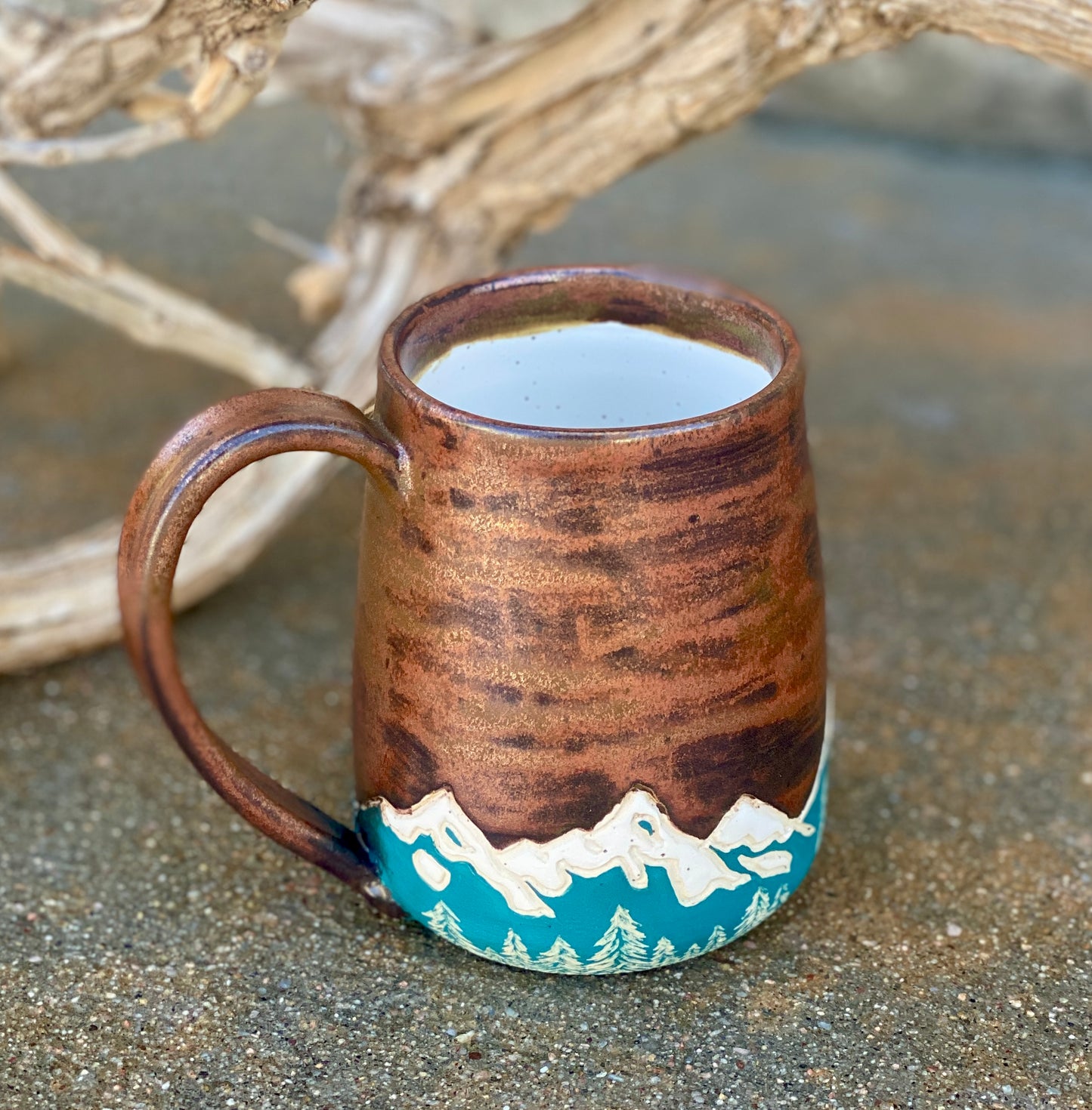 Copper Skies, Turquoise Peaks Mug