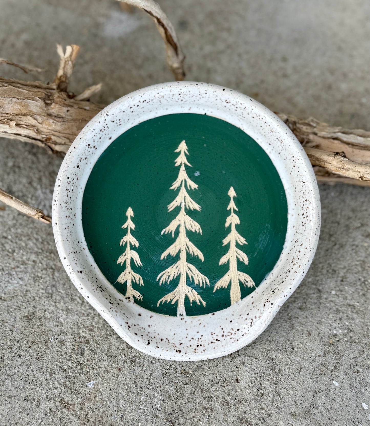 Three Trees Spoonrest - Green