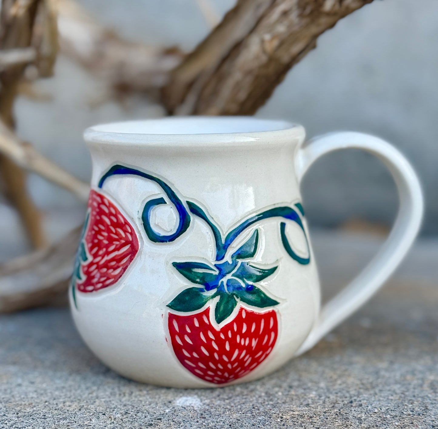 Sun-Ripened Strawberry Mug 2