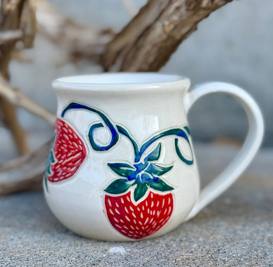 Sun-Ripened Strawberry Mug 2