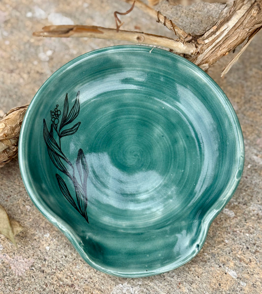Rainforest Botanical Spoonrest 2