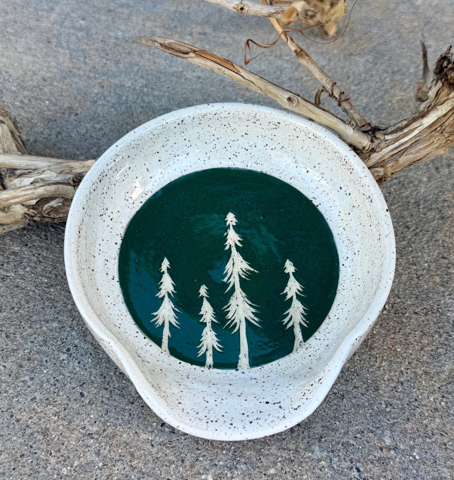 Four Trees Spoonrest - Green 1