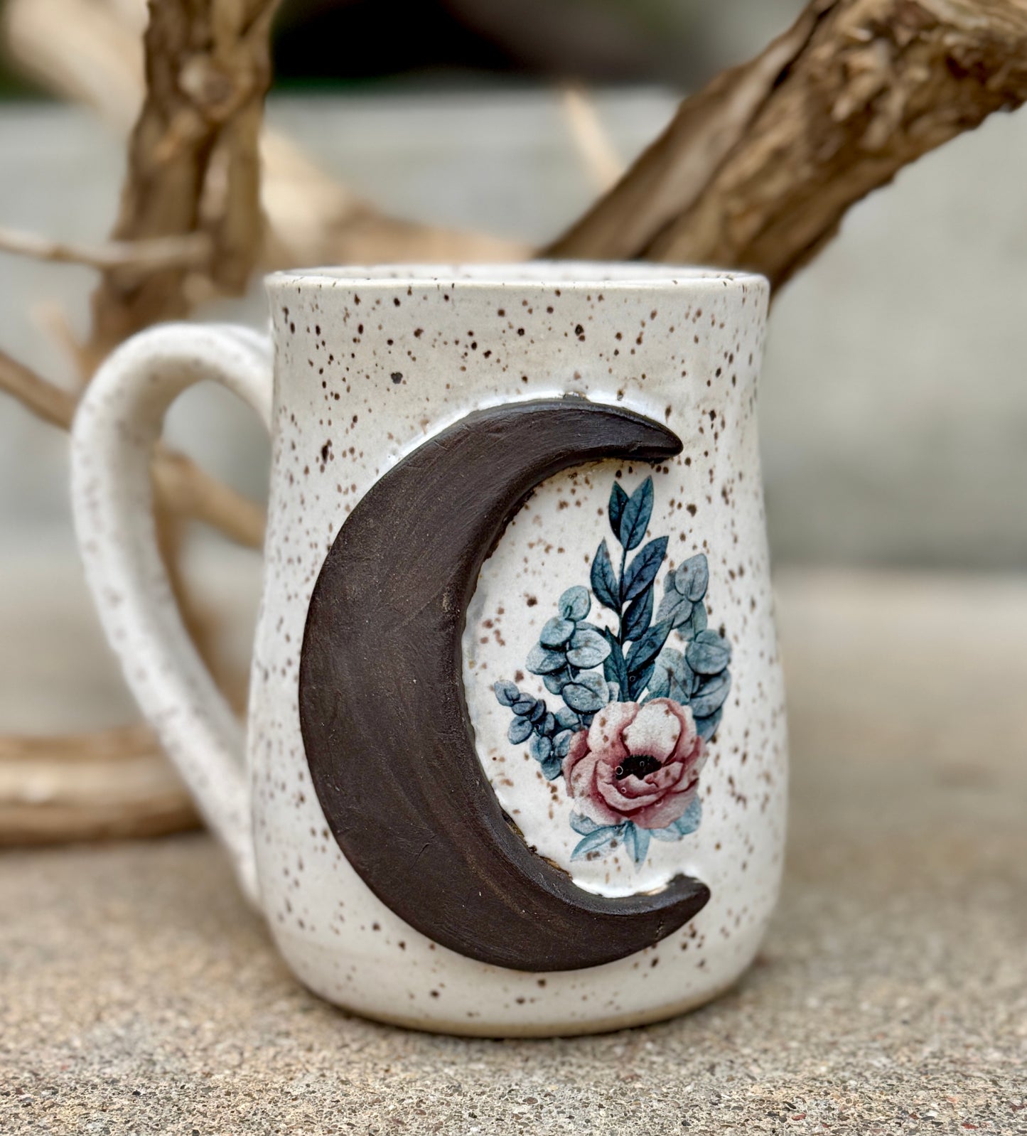 Succulent Moon Mug