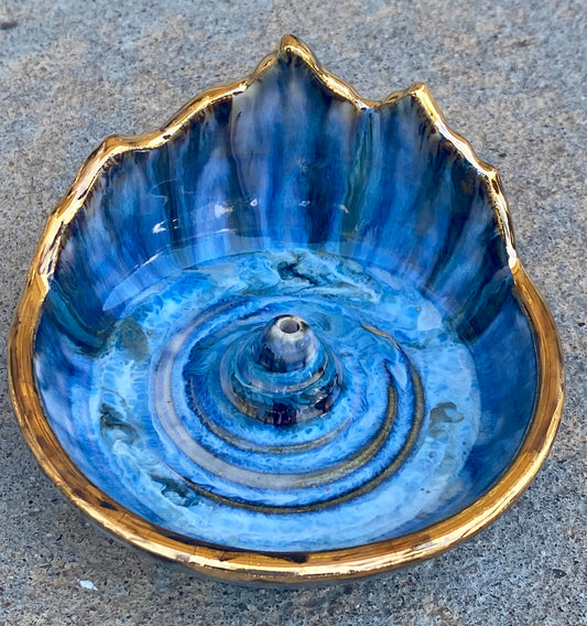 Gold in the Mountains Incense Holder